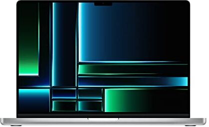 Apple 2023 Portatile MacBook Pro con chip M2 Pro: display Liquid Retina XDR da 16,2", 16GB di RAM, 512GB di archiviazione SSD, tastiera retroilluminata. Compatibile con iPhone/iPad; color Argento