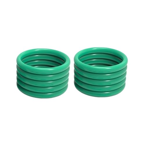 BERWENNY BERWENY 10 pz Verde Fluoro Gomma O-ring di Tenuta ID6/7.1/7.5/8/8.5/9/9.5/10/10.6/11.2/11.8 * 2.65mm Diametro del Filo FKM O Ring (Color : 10pcs, Size : ID9.5x2.65mm)