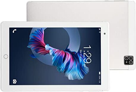 Elprico Tablet 8 Pollici, 1920x1200 IPS 4GB 64GB Dual SIM Tablet con Doppia Fotocamera da 2 MP 8 MP, Batteria 8800 mAh, Tablet PC Portatile con Touch Screen, Argento (Spina UE)