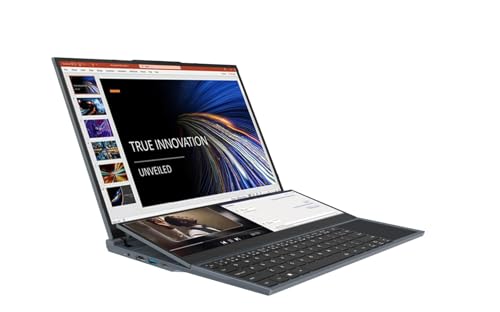 KingnovyPC Kingnovy Dual Screen Gaming Laptop, 16 Inch IPS + 14'' Touch, Intel I7-10750H, 64GB DDR4, 1TB NVMe, Windows 11 Notebook, Wifi5