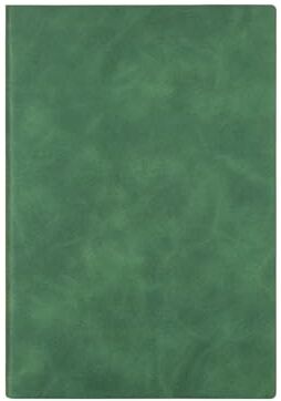 GIFTZS Multifunzionale Notebook verde scuro, A521,5 * 14,5 cm/8,4 * 5,7 pollici, 100 fogli/200 pagine multifunzionali, modello a linea orizzontale Portatile