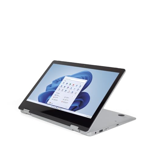 Prixton Laptop Flex Pro Convertibile 2 in 1 Touch Screen 11,6" Windows 11 Home Intel Gemini Lake N4020 Memoria 4GB/128GB Tastiera QWERTY
