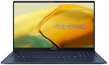 Asus Zenbook 15 OLED UM3504DA#B0C9QBVP7M, Notebook in alluminio, Monitor 15,6" Glossy OLED, AMD Ryzen™ 7 7735U, RAM 16GB, 512GB SSD PCIE, grafica AMD Radeon, Windows 11 Home, Blu