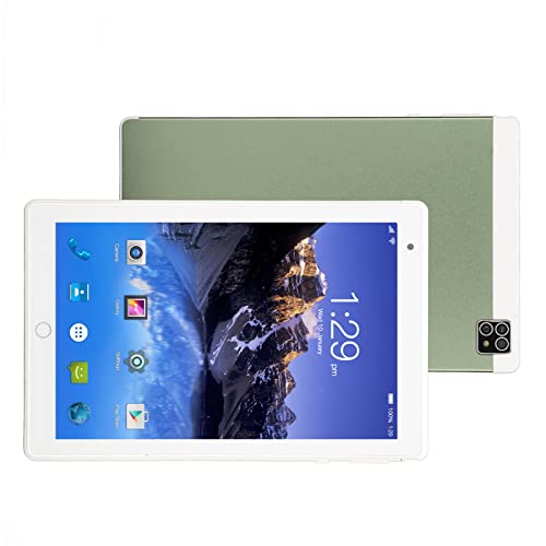 Elprico Tablet da 8 Pollici, 1920x1200 IPS 4GB 64GB Dual SIM Tablet con Doppia Fotocamera da 2 MP 8 MP, Batteria da 8800 mAh, Tablet Portatile con Touch Screen, Verde (Spina UE)