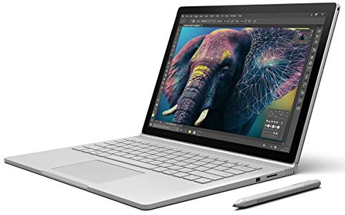 Microsoft Surface Book 34,29 cm (13,5 pollici) (Intel Core i7, 1 TB SSD, NVIDIA, GeForce, Win 10 Pro) Argento (ricondizionato)