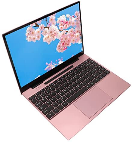 BROLEO Laptop 14 Pollici Laptop Rosa Lettura Risoluzione 3K per 11 (8+256GB Spina UE)