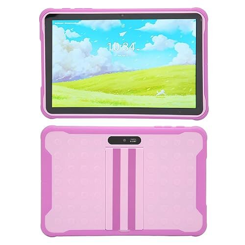 Generic Tablet per Bambini da 10 Pollici per10, 2 GB di RAM 32 GB di Rom, Schermo IPS HD Quad Core, Doppia Fotocamera, con Custodia per Tablet, per Imparare, Guardare e Giocare (Spina