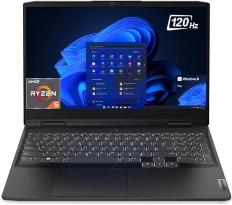 Lenovo Ideapad Gaming 3 Laptop, 15.6" FHD IPS 120Hz, AMD Ryzen 5 7535HS Up to 4.55GHz, GeForce RTX 2050, 64GB DDR5, 2TB NVMe SSD, Backlit KB, Webcam, Wi-Fi 6, RJ-45, Type-C, US Version KB, Win 11 Pro