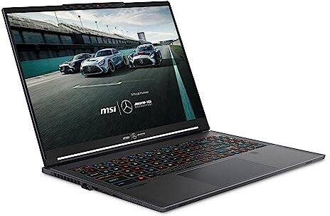 MSI Stealth 16 MercedesAMG A13VF-281IT, Notebook Gaming 16" UHD OLED 60Hz, Intel i9-13900H, Nvidia RTX 4060 8GB GDDR6, RAM 32GB DDR5, 1TB SSD PCIe4, WiFi 6E, Win 11 Home, Layout e Garanzia ITA, Grigio