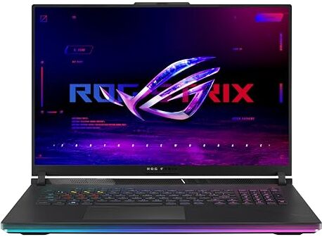 Asus ROG Strix SCAR 18 G834JYR#B0CQ2QR11P, Notebook con Monitor 18" QHD Antiglare, 240Hz, Processore Intel Raptor Lake i9, RAM 32GB, 2TB SSD PCIE, NVIDIA GeForce RTX 4090 16GB, Win 11 Home, Nero