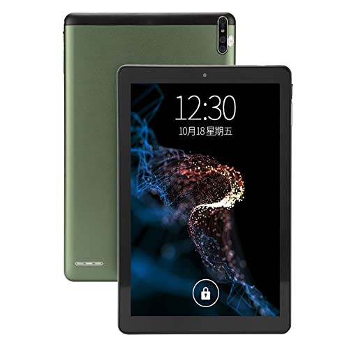 Generic Tablet da 10,1 Pollici, 8 Core 2,5 GHz Verde Davanti 5 MP Dietro 13 MP Tablet HD per 11.0 per Foto (Spina Europea)