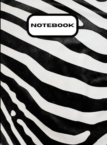 ART NOTEBOOK for Students: Notebook Zebra stripes