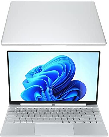 DAUZ Laptop Aziendale, Laptop da Ufficio con Fotocamera Frontale FHD da 14,1 Pollici, Batteria da 5000 MAh, WiFi 2,4G 5G con Mouse per la Scuola (SSD DDR4 da 16 GB + 1 TB Spina europea)