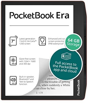 PocketBook Era 64GB Koper (PB700-L-64-WW), Nero