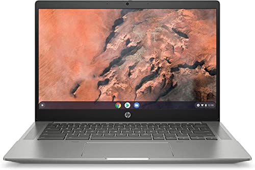 HP Chromebook 14b-na0001sl, AMD Athlon 3050C, 4GB RAM LPDDR4, eMMC da 64GB, Display da 14" FHD, IPS, Antiriflesso, Scheda grafica AMD Radeon, Wi-Fi, Webcam HD, ChromeOS, Argento