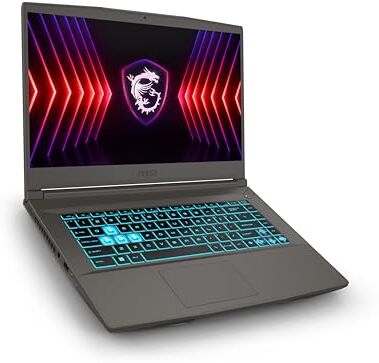 MSI Thin A15 B7VF-202IT, Notebook Gaming, 15.6" FHD 144Hz, AMD Ryzen 7 7735HS, Nvidia RTX 4060 GDDR6 8GB, SSD PCIe4 1TB, RAM DDR4 16GB 3200MHz, WiFi 6E, Win 11 Home [Layout e Garanzia ITA] Gray