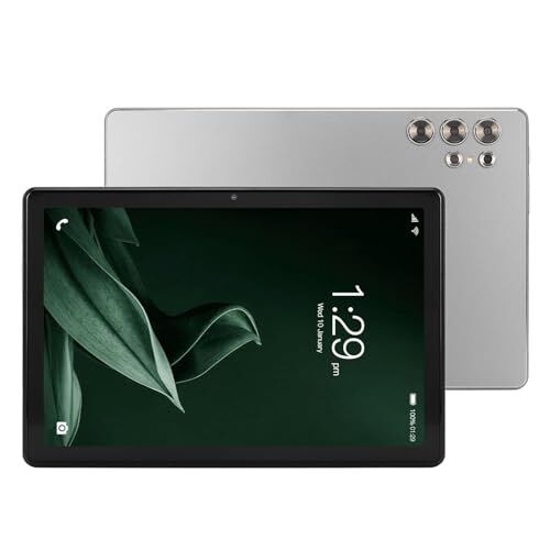Generic Smart Tablet 8 Core Tablet da 10,1 Pollici Anteriore 12MP Posteriore 24MP 12GB RAM 256GB ROM per Lavorare con Video (GREY)