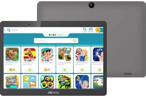 Archos Tablet Touch  KID 101 HD 10.1 RAM 3GB 32 GB Cover in silicone Antracite + Blu