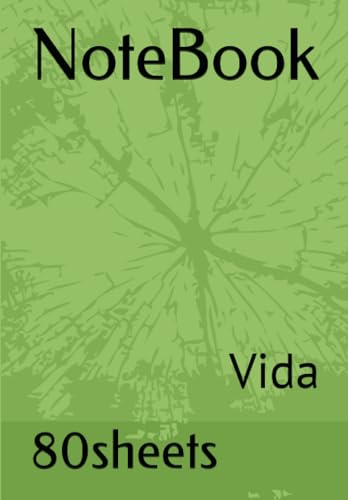 Williams, vida Vida Spiral Notebook 6 Pack, 1 Subject, College ruled paper, 8'' by 10 inches, color Assortment Designmay vary'' 80Sheets