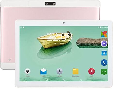 Goshyda Tablet da 10 Pollici, WiFi 5G 32GB ROM 2GB RAM, Display 1960x1080 IPS HD, Fotocamera Posteriore 5MP, 4000mAh Octa Core Ad Alta Velocità, Tablet per Bambini(Rosa)