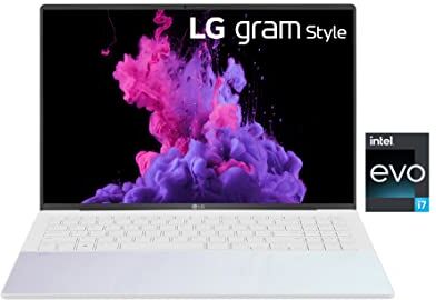 LG Gram Style 16Z90RS, Display Anti-Glare OLED 16" QHD+ 16:10, 3200x2000, Intel EVO i7-1360P, RAM 16GB DDR5, SSD 1TB, Intel Iris Xe, Batteria 80Wh, Thunderbolt4, Win11 Home, Tastiera Italiana, Bianco