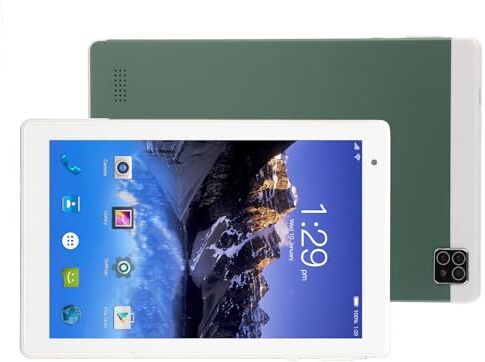 Yctze Tablet 10.0 da 8 Pollici, 4 GB di RAM, 64 GB di Rom, Supporta Schede TF Fino a 128 GB, 1920x1200 IPS, funzionalità di Chiamata, 100-240 V, Verde (Spina Europea)