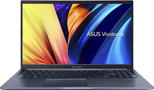 Asus VivoBook 15 F1502ZA-EJ1131 – Computer portatile 15.6" Full HD (Intel Core i5-1235U, 16 GB RAM, 512 GB SSD, Iris Xe Graphics, senza sistema operativo) colore blu Tastiera QWERTY spagnola