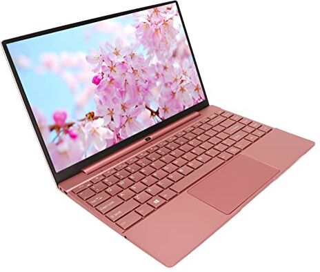 Tosuny Laptop da 14, Laptop Portatile, Processore Intel N5095 a Quattro Core, LPDDR4 12 GB RAM, Display IPS FHD, Webcam HD, Tastiera Retroilluminata, Batteria da 6000 MAh, Windows 11, Rosa (12+512G Spina UE)