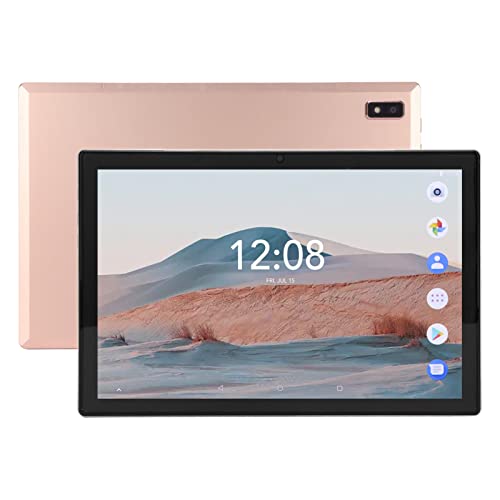DOACT Tablet HD da 10,1 Pollici, 3 GB di RAM, 64 GB di Rom, 8.0, Doppia SIM, Tablet Rosa con Doppia Fotocamera, Prestazioni Elevate (Spina UE)