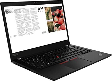 Lenovo PC Portatile 14 Pollici, Notebook, Computer Portatile,  ThinkPad T490, i5, 16GB RAM, 512GB SSD, Wifi, Tastiera Italiana, Laptop, Windows 10 Pro, Garanzia 2 Anni (Ricondizionato)