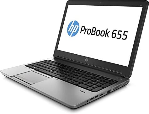 HP PC PORTATILE Probook 655 G1 AMD A8 2.8 GHz 16" Webcam Notebook Laptop Smartworking lavoro DAD (Ricondizionato) (GRADO A, 8GB RAM SSD 120GB)