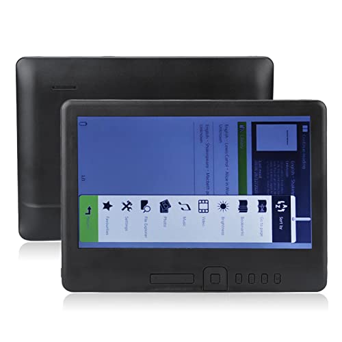 Focket Dispositivi Portatili di Lettura E, 7in HD Schermo a Colori E-Book Reader, 4GB 8GB 16GB di Storage, Libri E Reader con Una Copertina Protettiva, Supporta per EPUB PDF Txt FB2 PDB (8 GB)