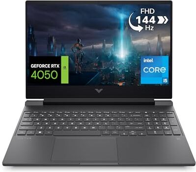 HP Victus 16-r0002sl Notebook, Intel Core i5-13500H, RAM 16GB DDR5 5600Mhz, 512GB SSD M.2, Display 16.1" FHD IPS 144Hz, Grafica Nvidia RTX 4050 da 6GB, Wi-Fi 6E, BLE 5.3, Windows 11, Grigio