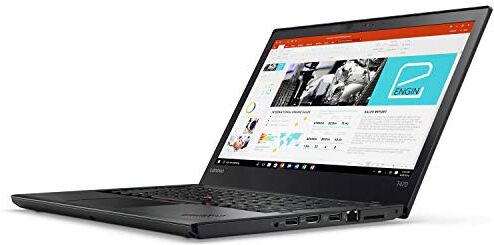 Lenovo ThinkPad T470 14" 1920×1080 Full HD Intel Core i5 7200U 256GB SSD HDD 8GB Memoria Windows 11 Home Webcam Notebook Laptop (ricondizionato), Nero Antracite