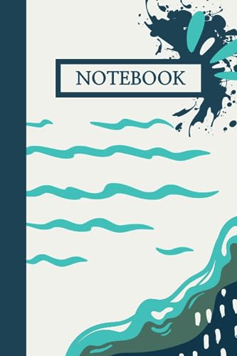 kim, hyeyeon notebook: Bluish green Water splash