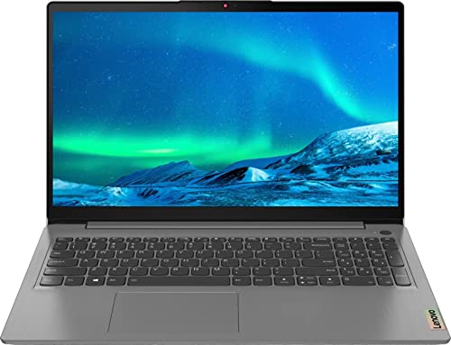 Lenovo 2020 Newest  Ideapad 3 Laptop 15.6" Full HD, processore Intel Core i3-1005G1, 8 GB RAM, 256 GB SSD, Wi-Fi, webcam, online class, zoom Meeting, Windows 10 Home, KKE Bundle, grigio