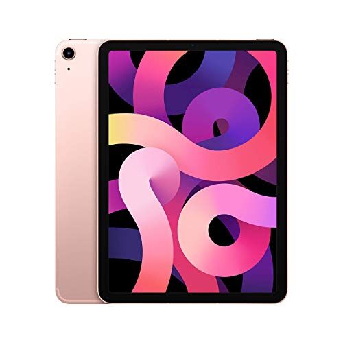 Apple 2020  iPad Air (10,9 pollici, WiFi + cellulare, 256 GB) Rose Gold (Ricondizionato)