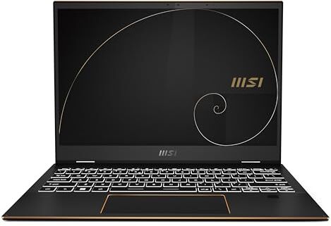 MSI Summit E13FlipEvo A12MT-025IT, Notebook 13.4" 2 in 1 FHD 120Hz 100% sRGB Touch, Intel I7-1280P, Intel Iris Xe, 1TB SSD M.2 PCIe 4.0, 16GB LPDDR5, WiFi 6E, Win 11 Pro [Layout e Garanzia ITA]