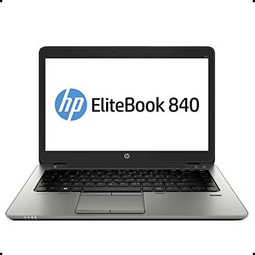 HP EliteBook 840 G2 14 pollici HD Notebook Notebook Intel Core i5-5200U, 8 GB RAM, 180 GB SSD, Bluetooth 4.0, WiFi, Windows 10 Professional (ricondizionato)