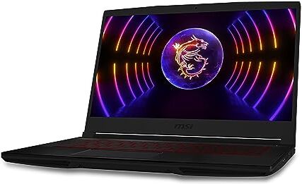 MSI Thin GF63 12UCX-816IT, Notebook Gaming 15.6" 144Hz, Intel i5-12450H, Nvidia RTX 2050 4GB GDDR6, 16GB RAM DDR4 3200MHz, 512GB SSD M.2 PCIe 4, WiFi 6, Win 11 Home Nero