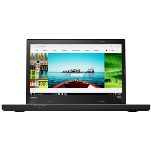 Lenovo ThinkPad T470P Notebook PC Portatile (Ricondizionato) 14" Full HD, Intel Core I7-7820HQ, Scheda Video Nvidia GeForce 940MX 2GB, RAM 16GB DDR4, SSD 512GB NVMe, Webcam Windows 10 PRO