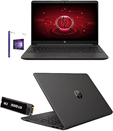 HP Notebook 250 G8 Intel Core i3-1115G4 4.1Ghz 11Gen. Display 15,6" Hd,Ram 8Gb Ddr4,Ssd 500Gb Nvme,Hdmi,Wifi,Lan,Bluetooth,Webcam,Windows 10Pro, Antivirus,Open Office