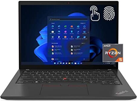 Lenovo ThinkPad T14 Gen 3 Touch laptop, 14" WUXGA IPS Touchscreen, AMD 6-Core Ryzen 5 PRO 6650U (Beat i7-1255U), 16GB RAM, 2TB PCIe SSD, USB-C, WiFi6, Backlit, FP Reader, US Version KB, Win 11 Pro