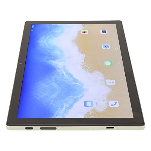HEEPDD Tablet PC, Verde Tablet da 10 Pollici Anteriore 800 W Posteriore 2000 W 100-240 V per Musica per 12 (Spina UE)