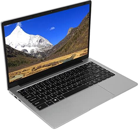 Generic Laptop, Laptop Ultra Sottile WiFi DDR4 da 8 GB da 14,1 Pollici per Giochi (256GB Spina europea)