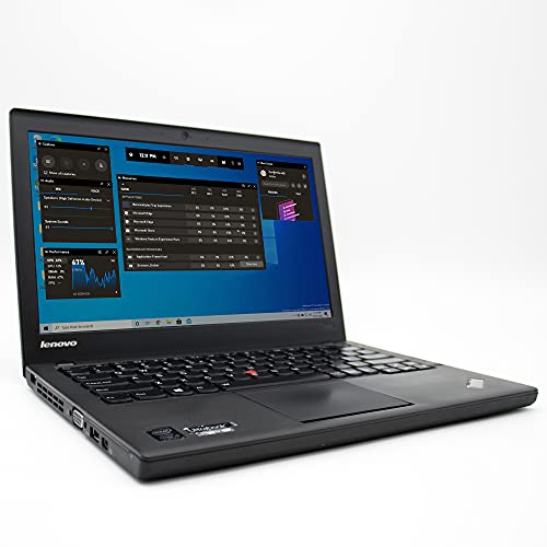 Lenovo COMPUTER PORTATILE  X240 i5 4200U fino a 2.6 GHz Display 12,5pollici TOUCHSCREEN Batteria Nuova Laptop Notebook PC Windows 10 Pro Webcam (Ricondizionato) (4GB RAM SSD 240GB)