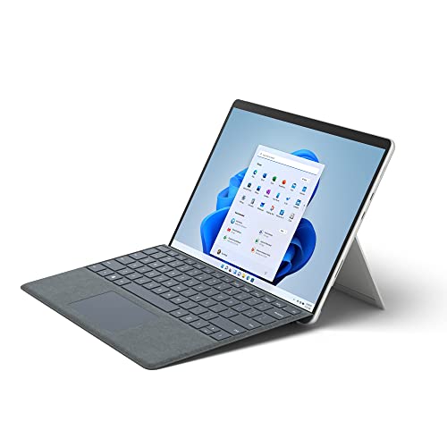 Microsoft Surface Pro 8 – 13" Processore Intel® Core™ i7-1185G7 11° Gen, 16GB/256GB + Surface Pro 8/X Cover Alcantara + PEN Ice Blue