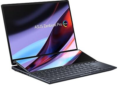 Asus Zenbook 14 Pro Duo OLED UX8402VU-P1082W 14,5" WQXGA+ OLED, Intel Core i9-13900H, 32 GB RAM, 1TB SSD, RTX 4050, Windows 11