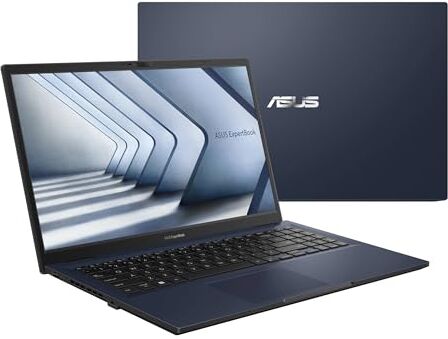 Asus ExpertBook Notebook Portatile, B1502CBA, Monitor 15.6" Full HD, Intel Core i5-1235U, Ram 12 GB, SSD 1 TB, Windows 11 Pro Pronto All'Uso