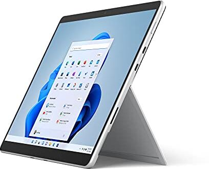 Microsoft Surface PRO 8 256 GB 33 cm (13") Intel® Core i5 di undicesima Generazione 16 GB Wi-Fi 6 (802.11ax) Platino